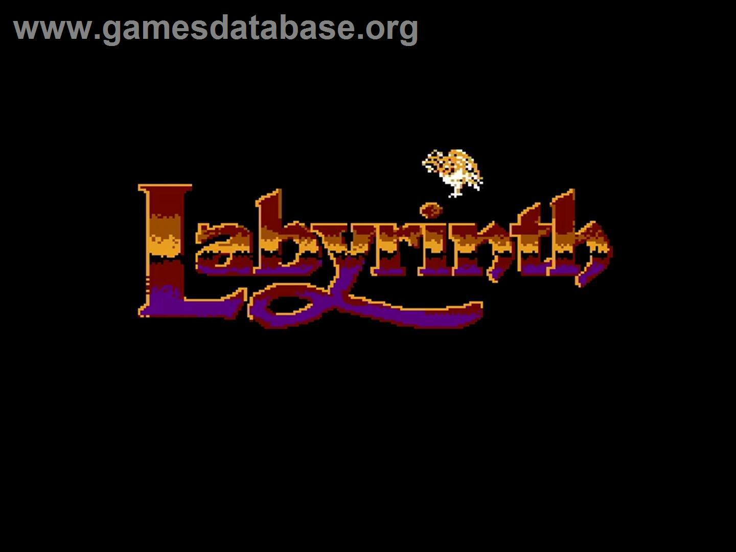Labyrinth - Nintendo NES - Artwork - Title Screen
