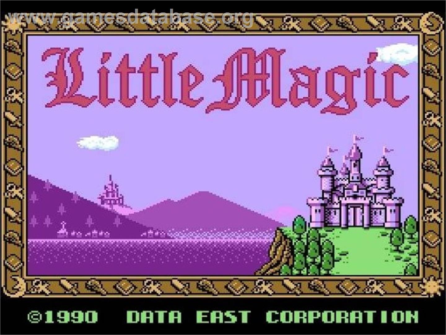 Little Magic - Nintendo NES - Artwork - Title Screen