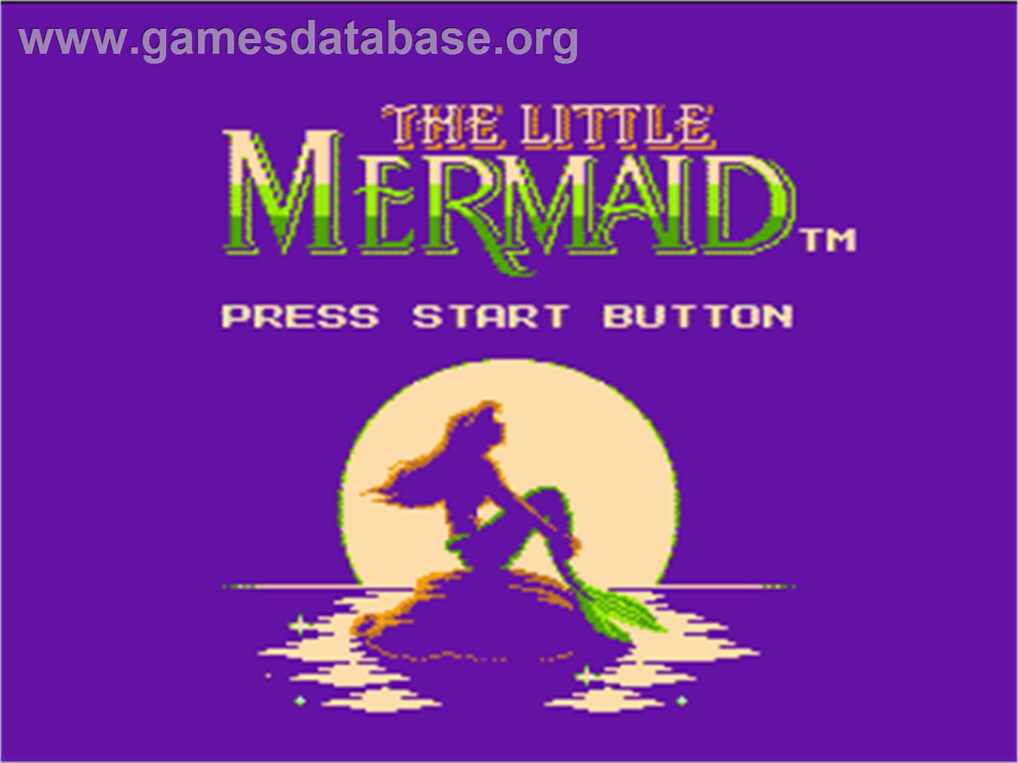 Little Mermaid - Nintendo NES - Artwork - Title Screen