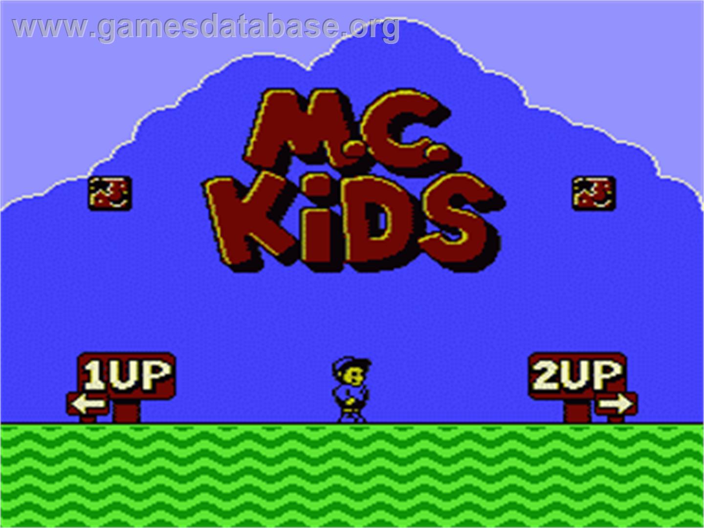 M.C. Kids - Nintendo NES - Artwork - Title Screen