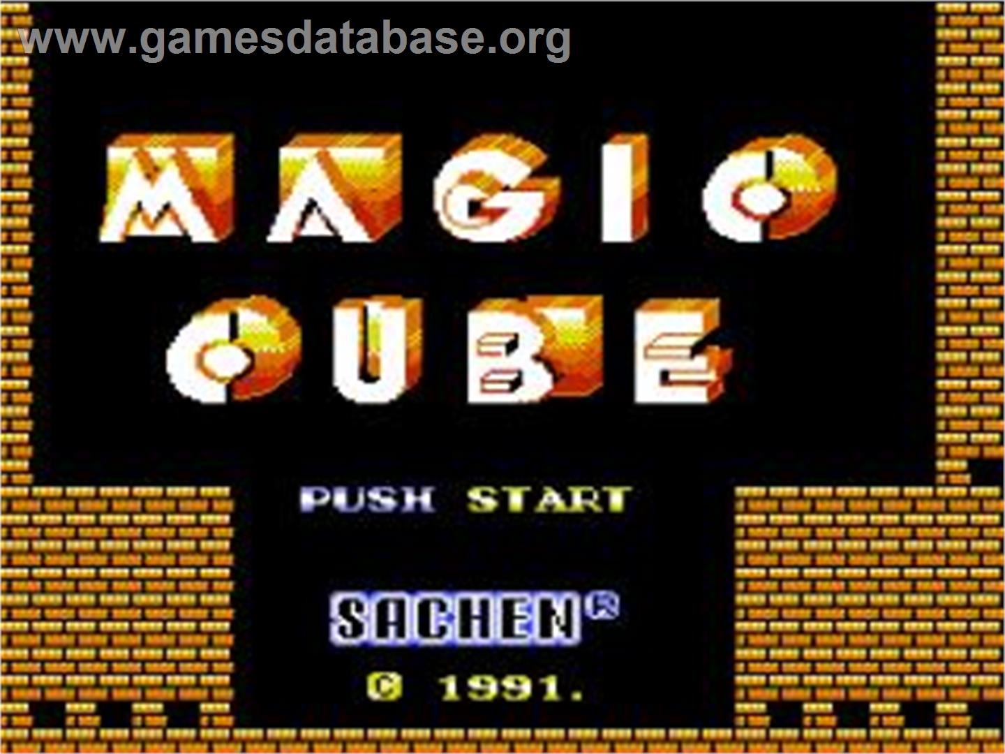 Magic Cube - Nintendo NES - Artwork - Title Screen