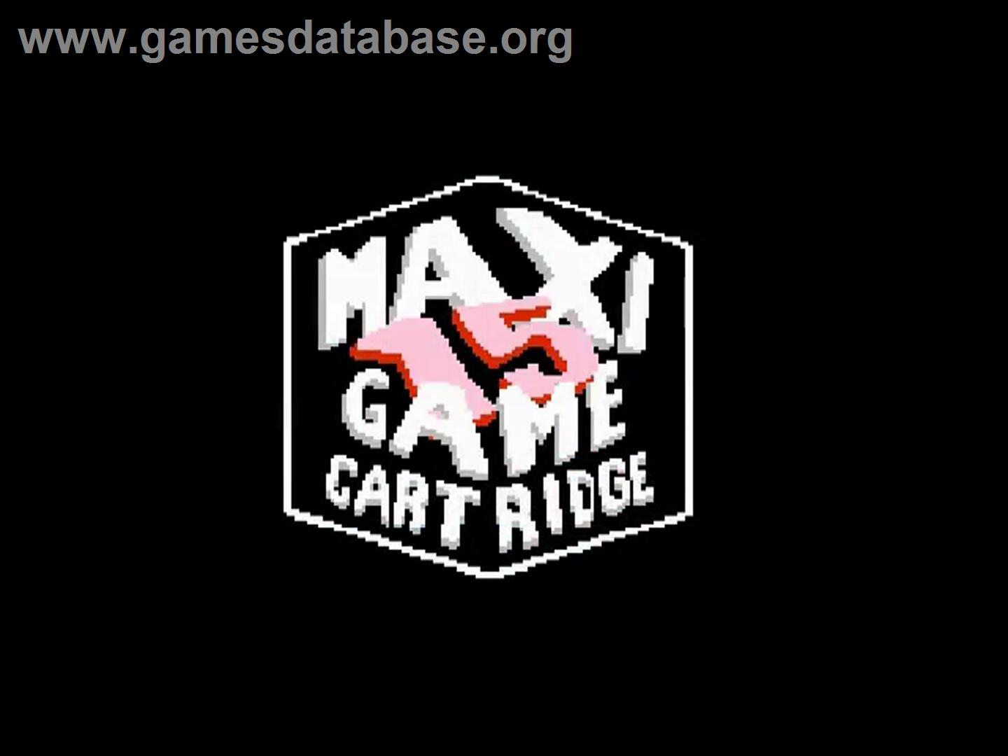 Maxi 15 - Nintendo NES - Artwork - Title Screen