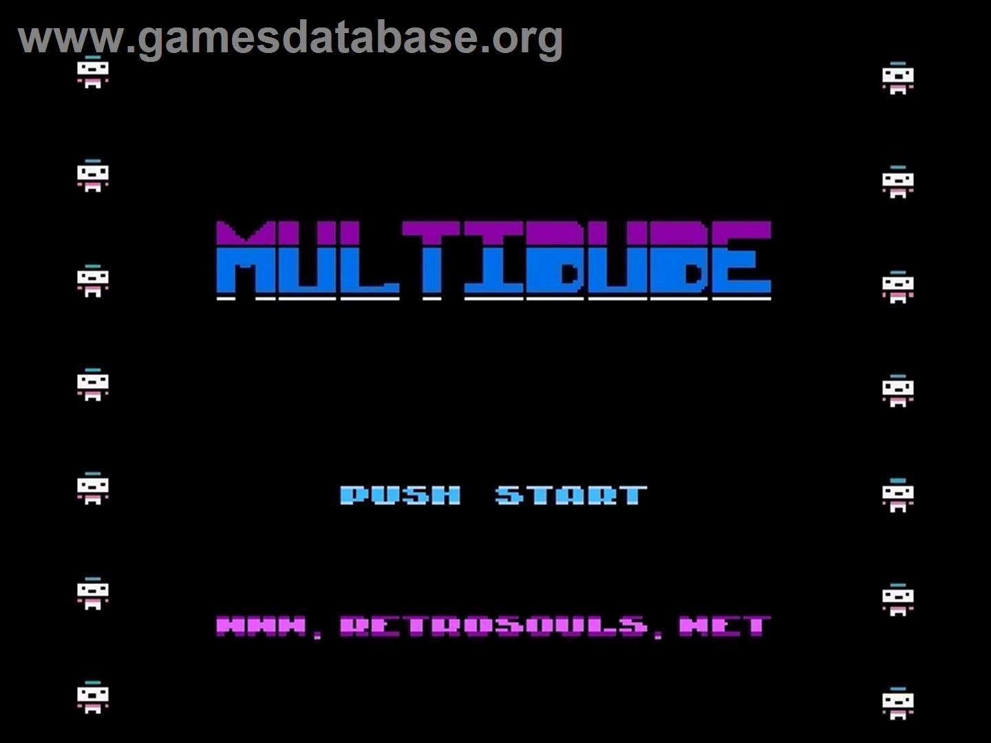 Multidude - Nintendo NES - Artwork - Title Screen