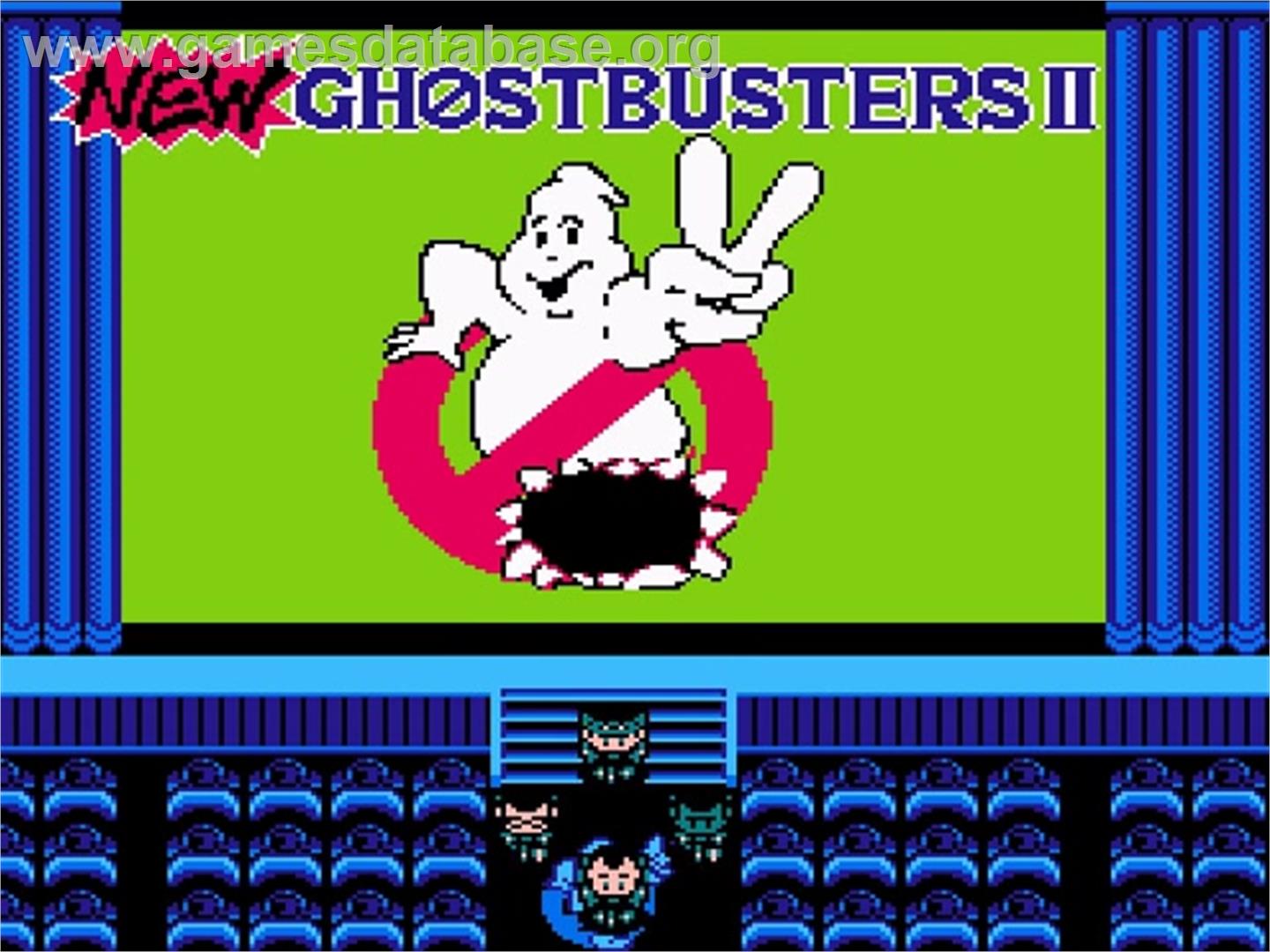 New Ghostbusters 2 - Nintendo NES - Artwork - Title Screen