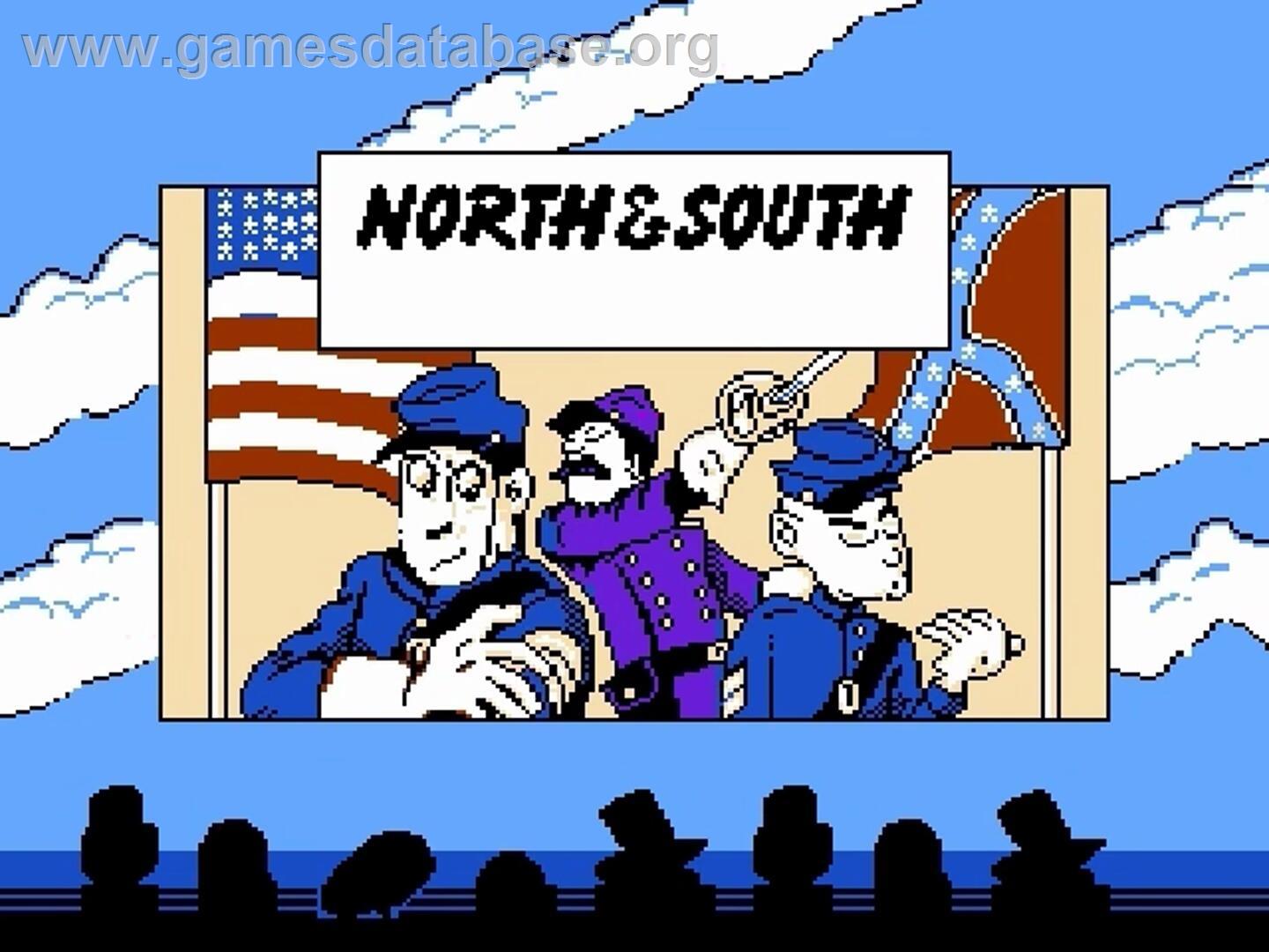 North And South - Nintendo NES - Artwork - Title Screen