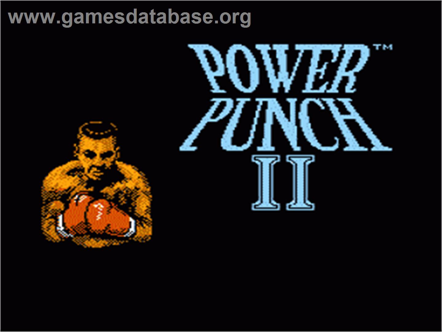 Power Punch 2 - Nintendo NES - Artwork - Title Screen