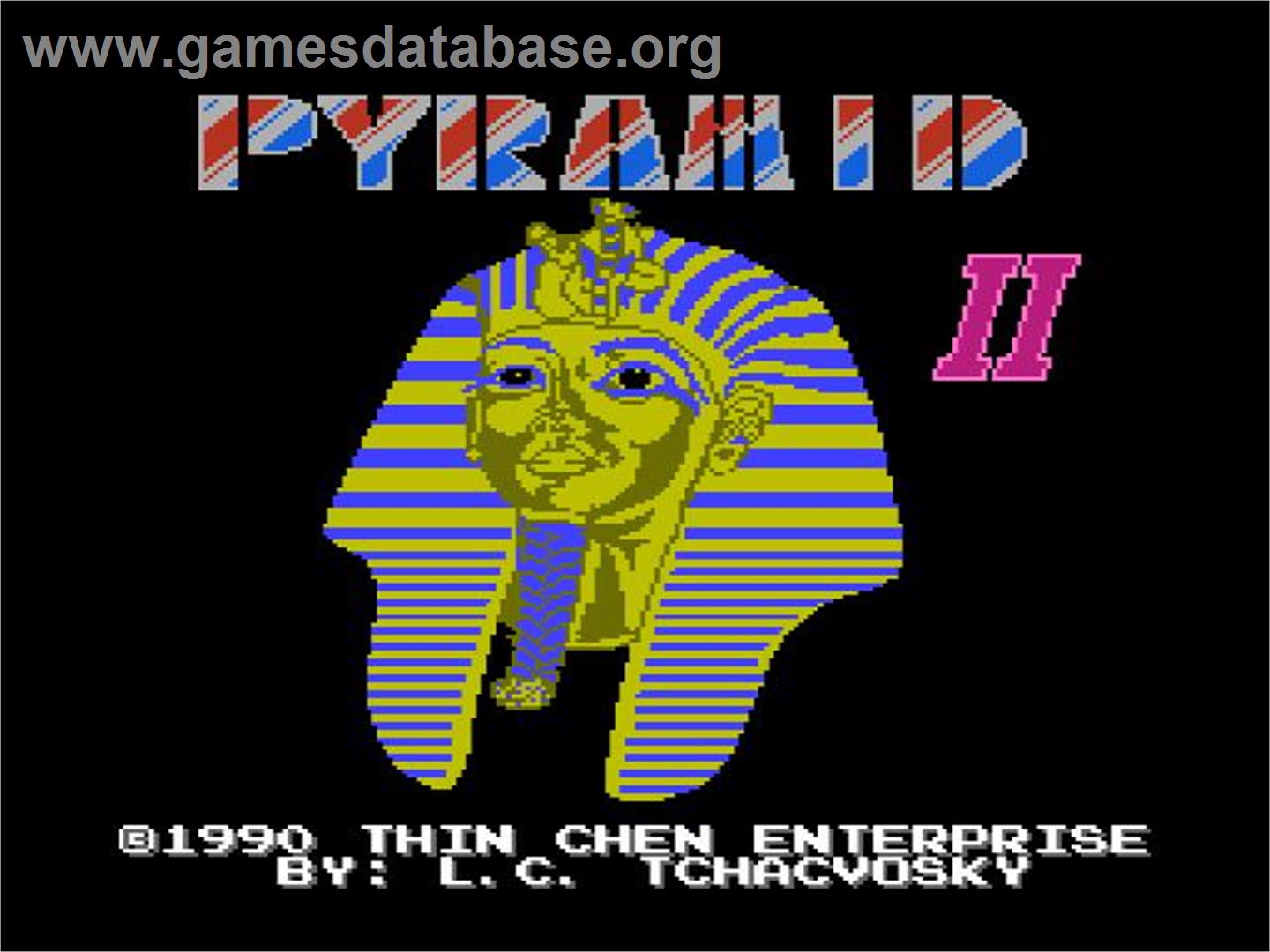 Pyramid 2 - Nintendo NES - Artwork - Title Screen