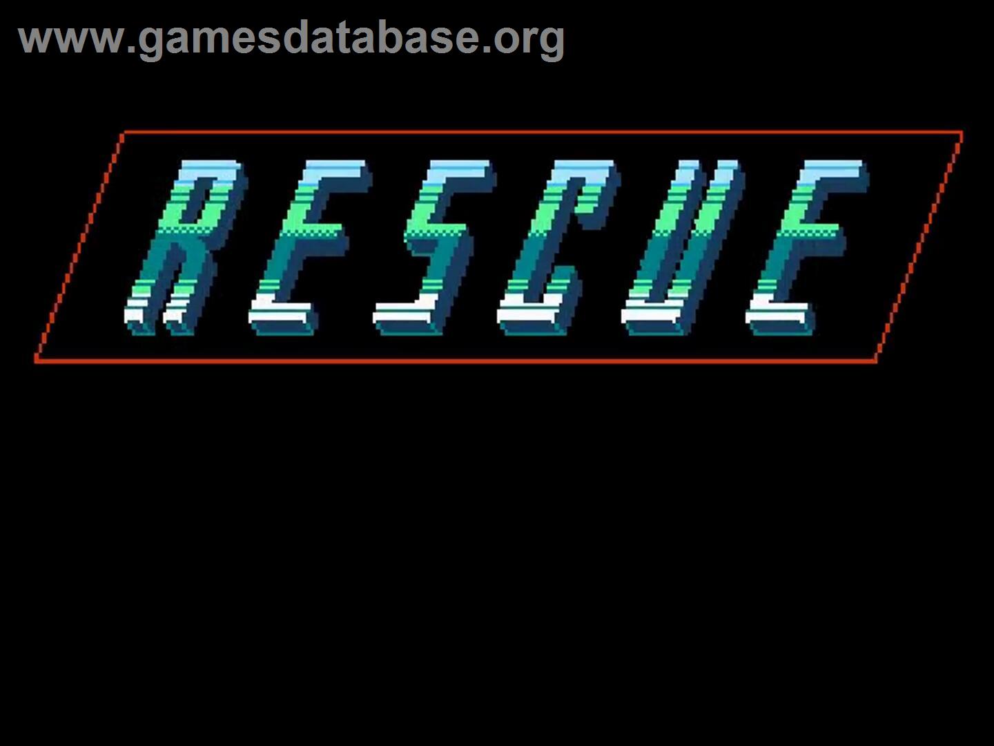 Rescue - The Embassy Mission - Nintendo NES - Artwork - Title Screen