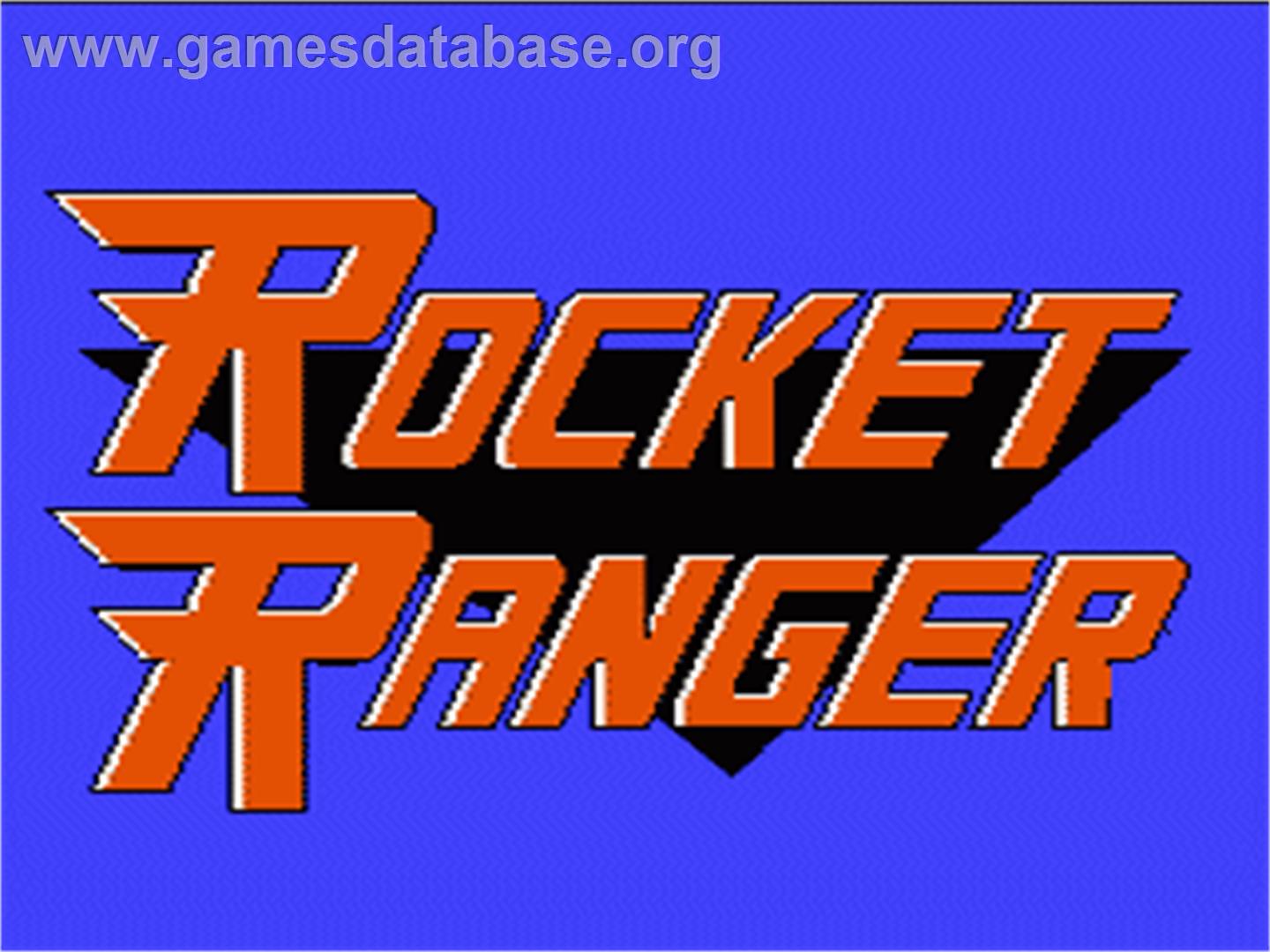 Rocket Ranger - Nintendo NES - Artwork - Title Screen
