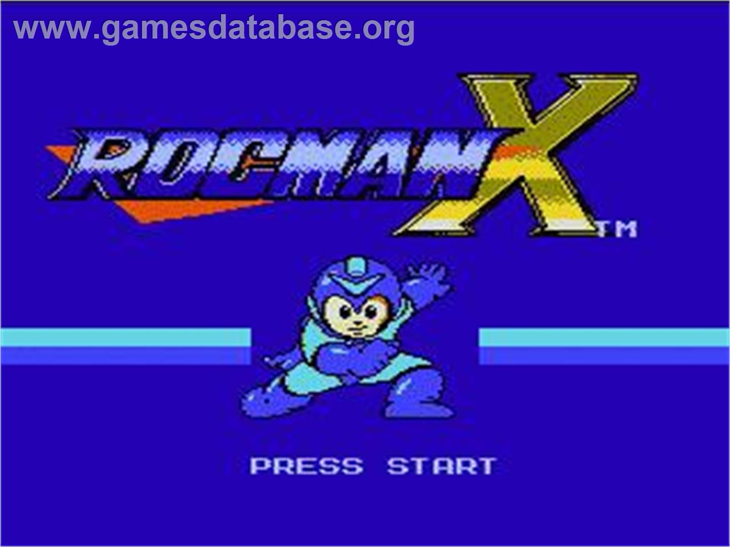 Rocman X - Nintendo NES - Artwork - Title Screen