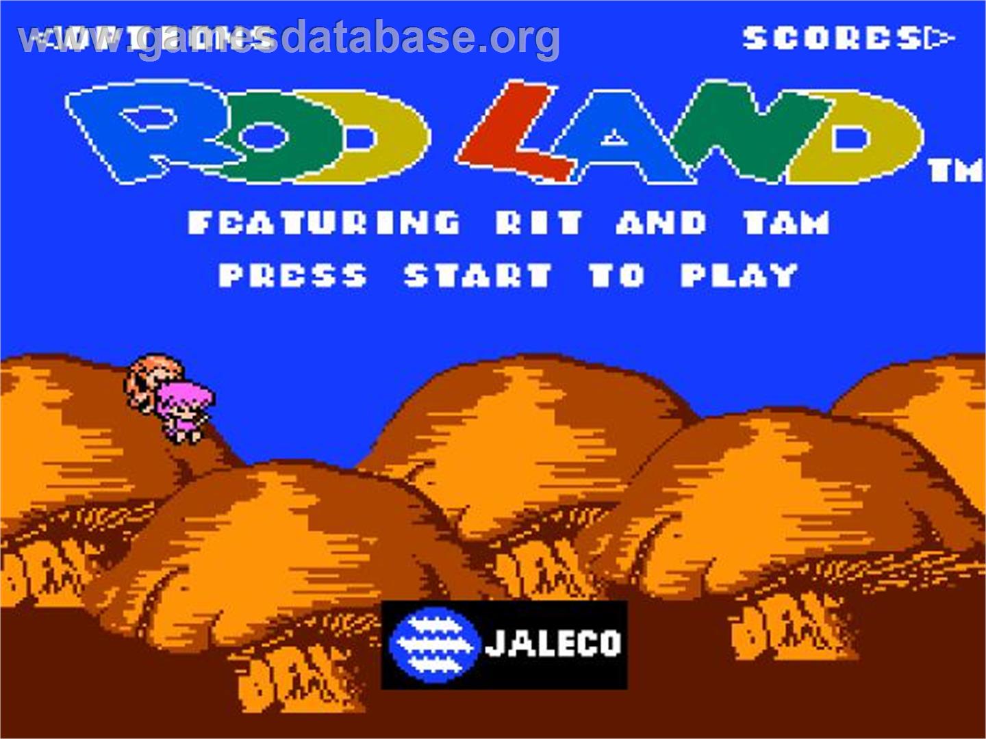 Rod Land - Nintendo NES - Artwork - Title Screen