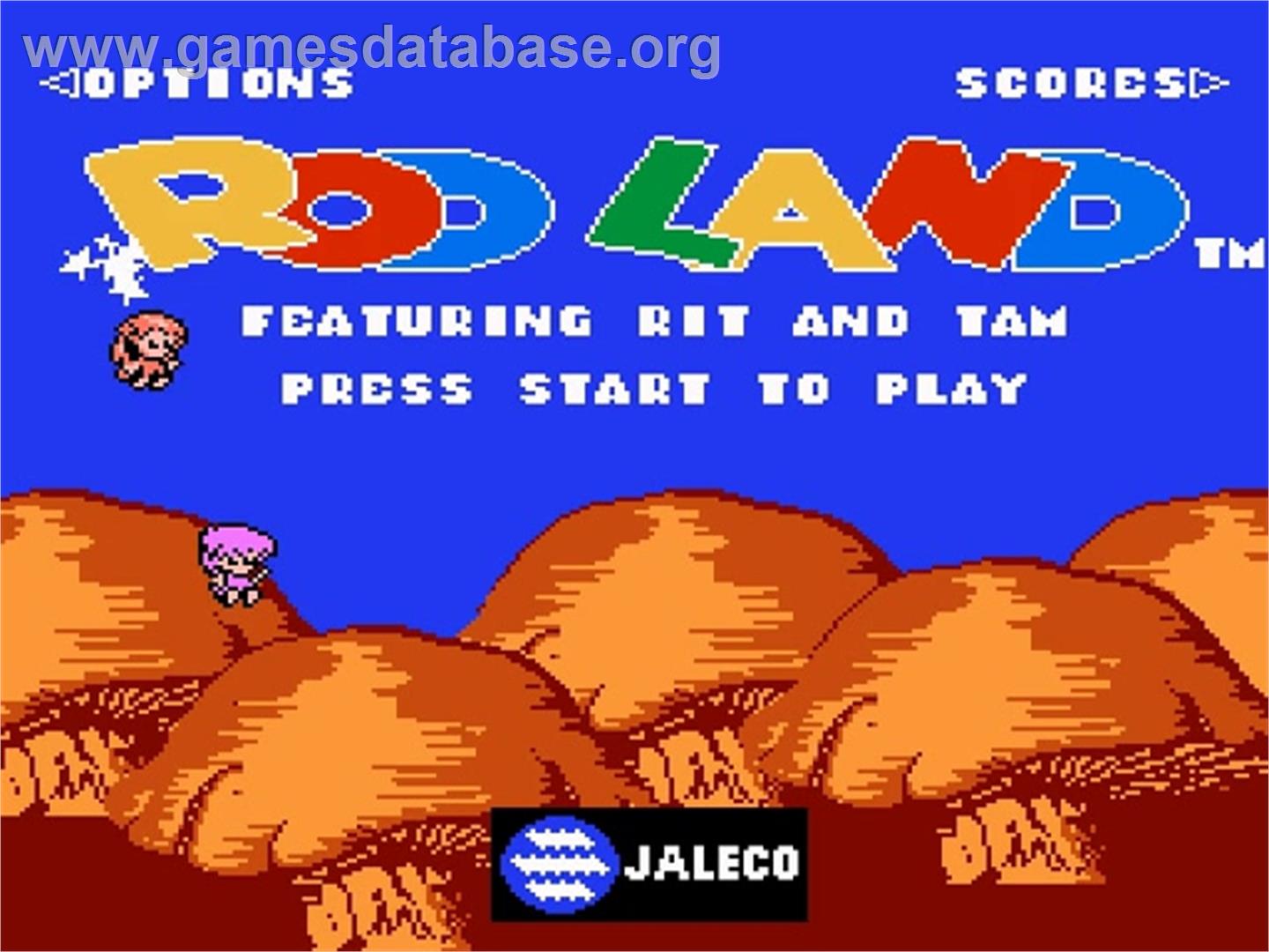 Rodland - Nintendo NES - Artwork - Title Screen