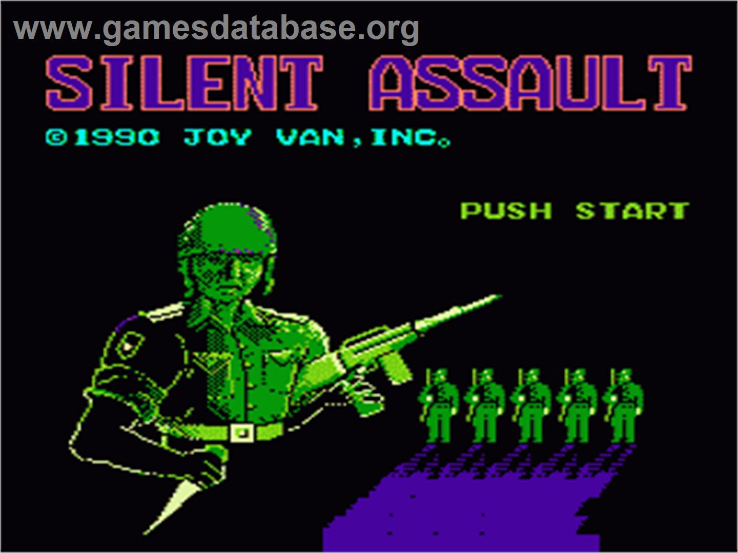 Silent Assault - Nintendo NES - Artwork - Title Screen