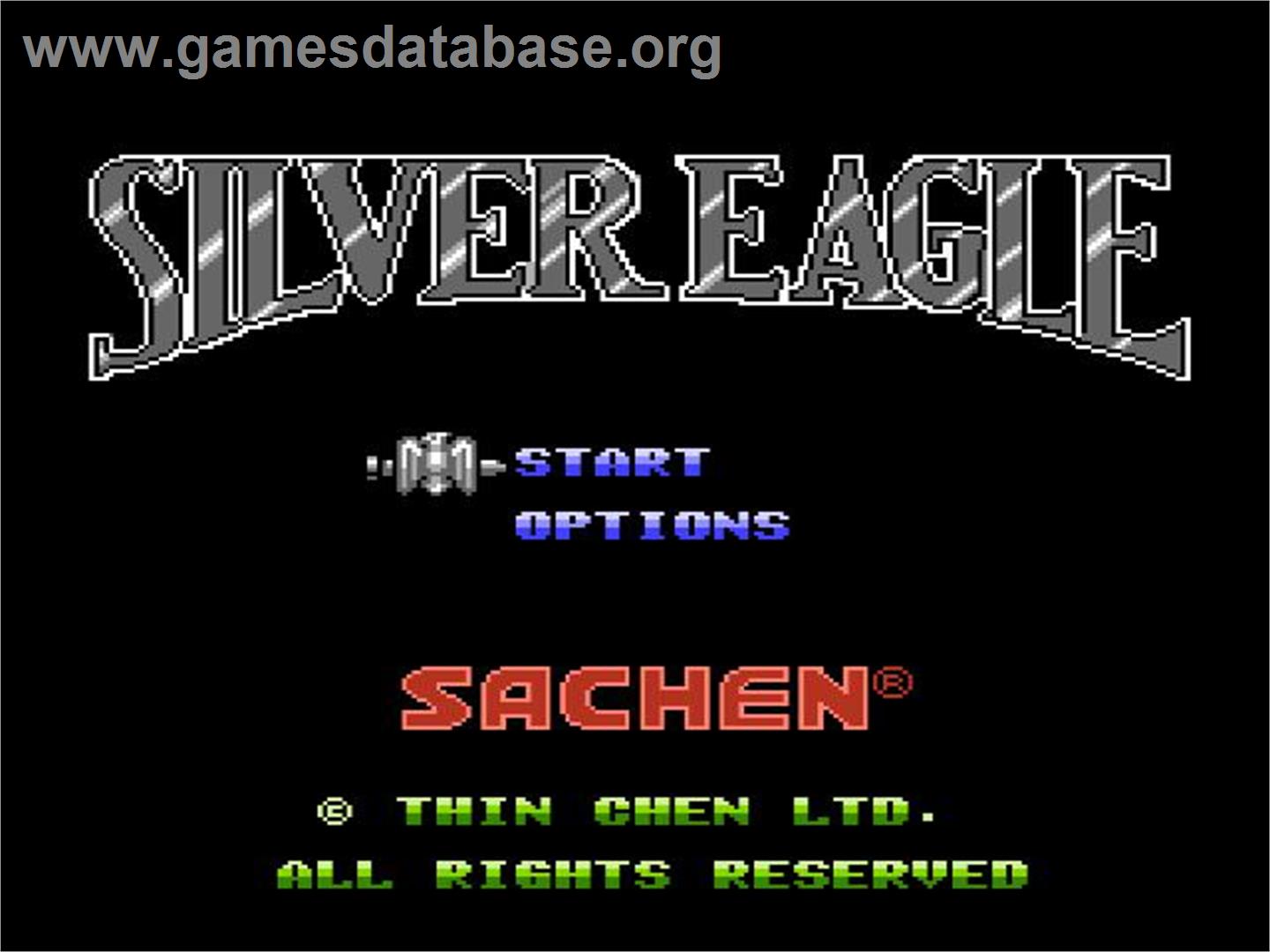 Silver Eagle - Nintendo NES - Artwork - Title Screen