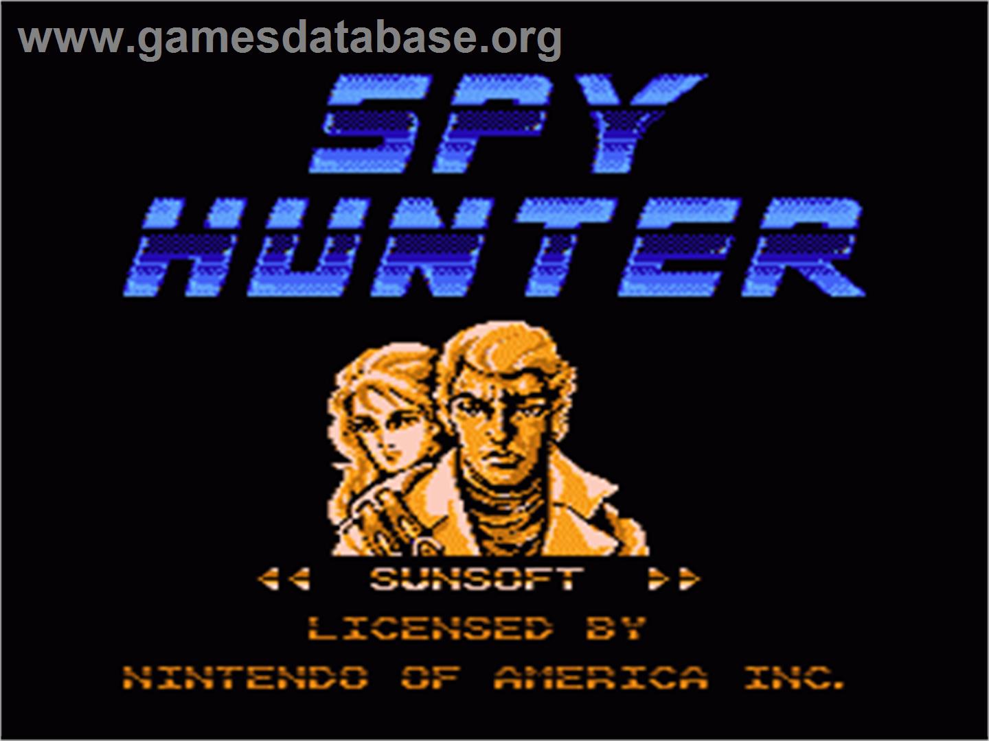 Spy Hunter - Nintendo NES - Artwork - Title Screen
