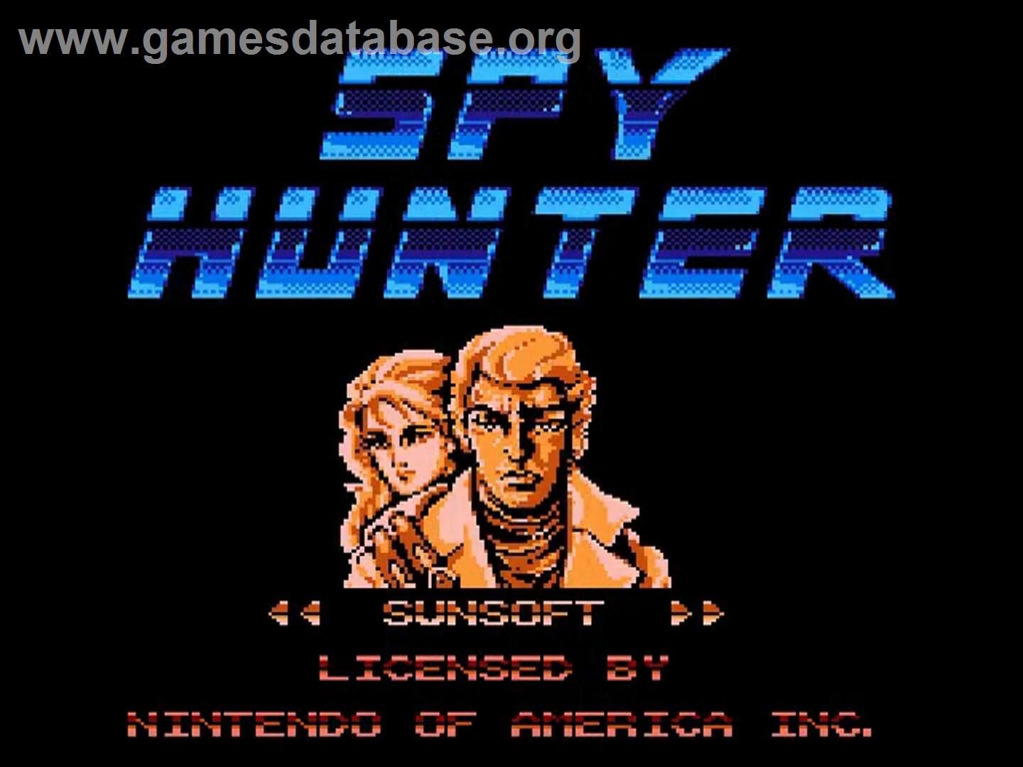 Spy Hunter - Nintendo NES - Artwork - Title Screen