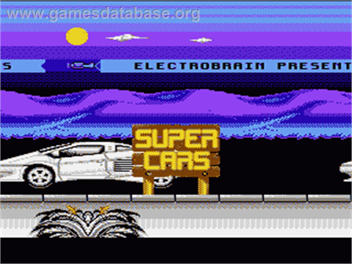 Super Cars - Nintendo NES - Artwork - Title Screen
