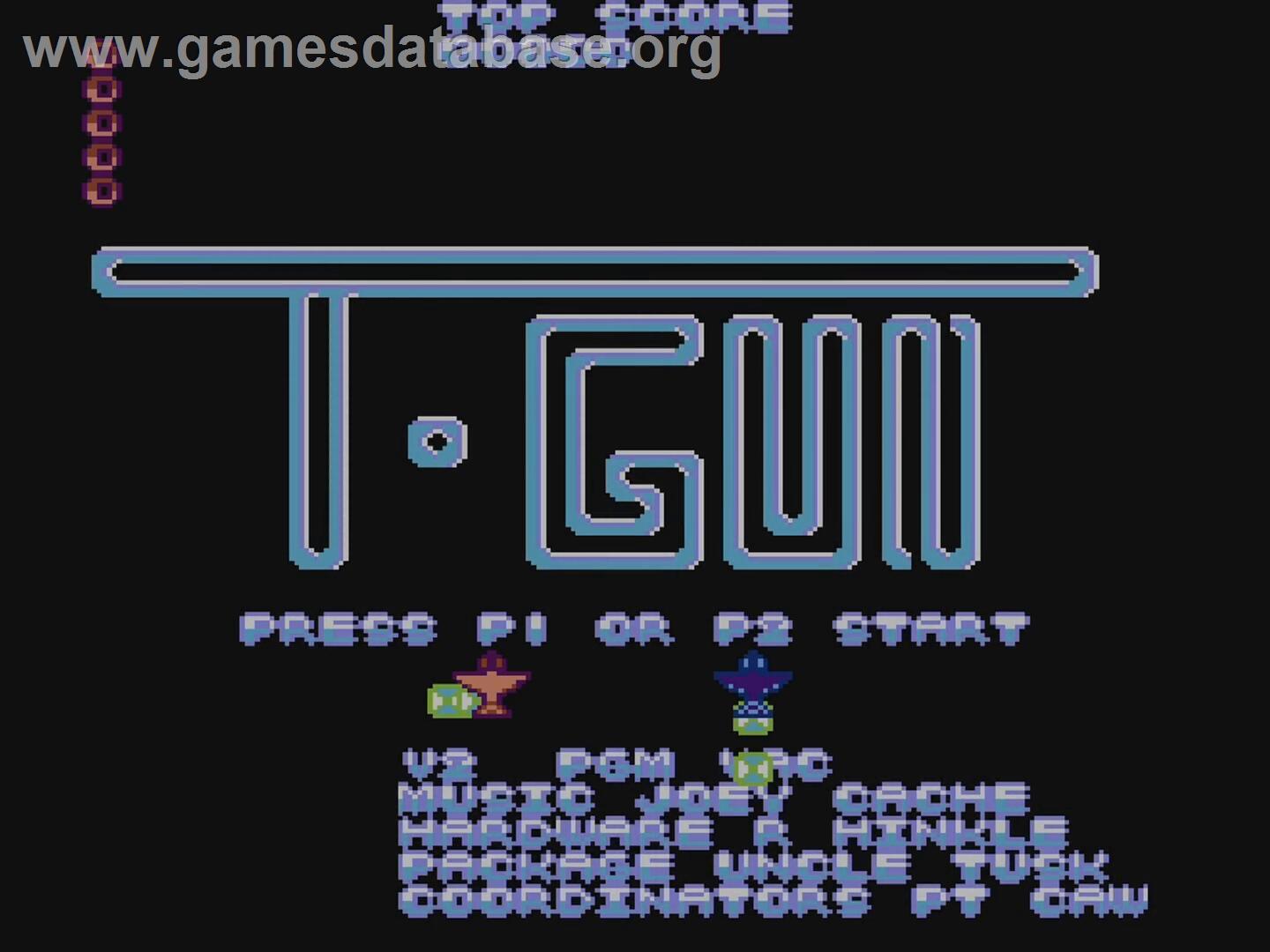 T-Gun - Nintendo NES - Artwork - Title Screen