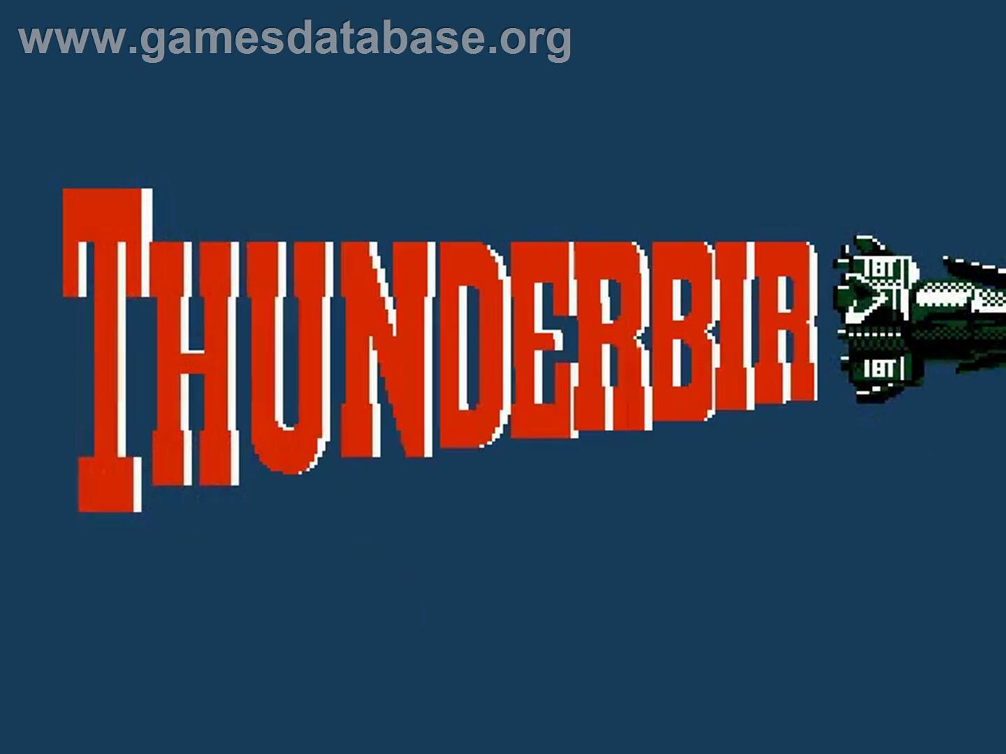 Thunderbirds - Nintendo NES - Artwork - Title Screen