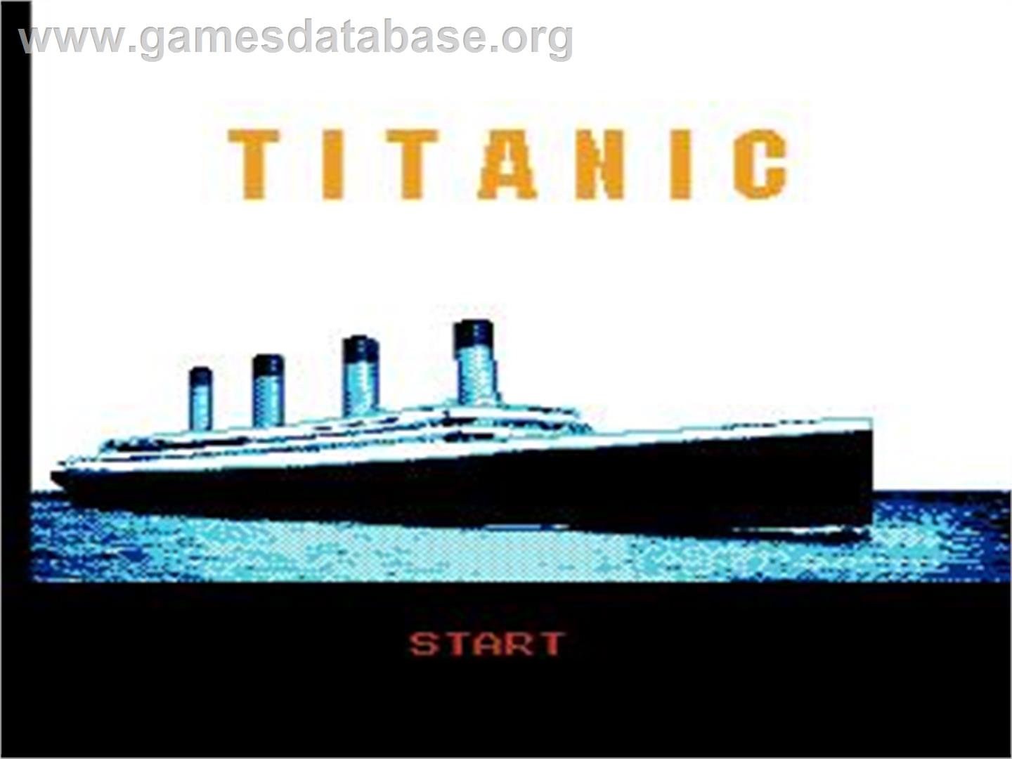 Titanic - Nintendo NES - Artwork - Title Screen