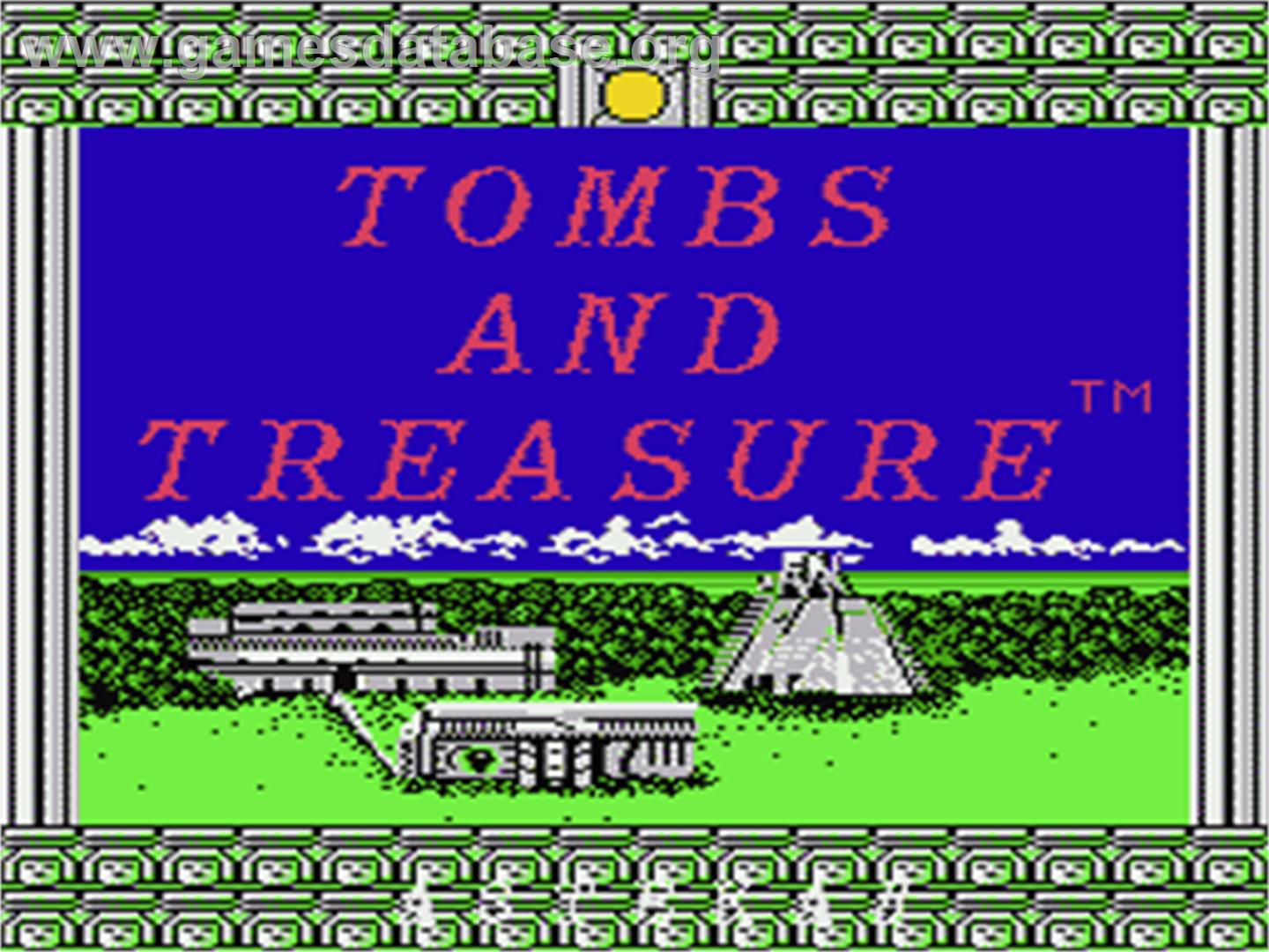Tombs & Treasure - Nintendo NES - Artwork - Title Screen