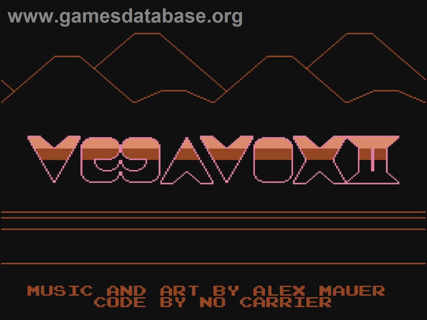 Vegavox II - Nintendo NES - Artwork - Title Screen