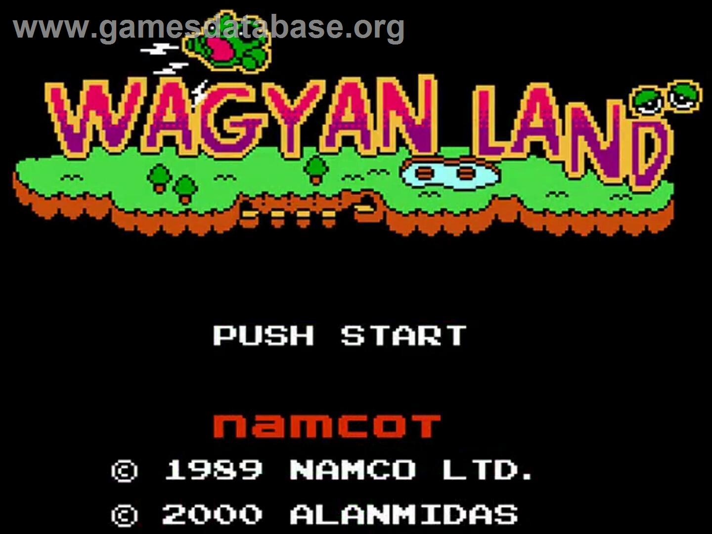 Wagyan Land - Nintendo NES - Artwork - Title Screen