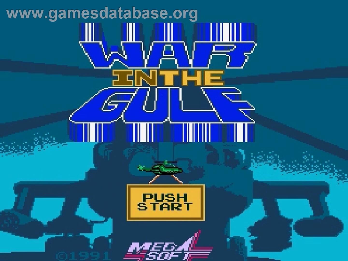 War In The Gulf - Nintendo NES - Artwork - Title Screen