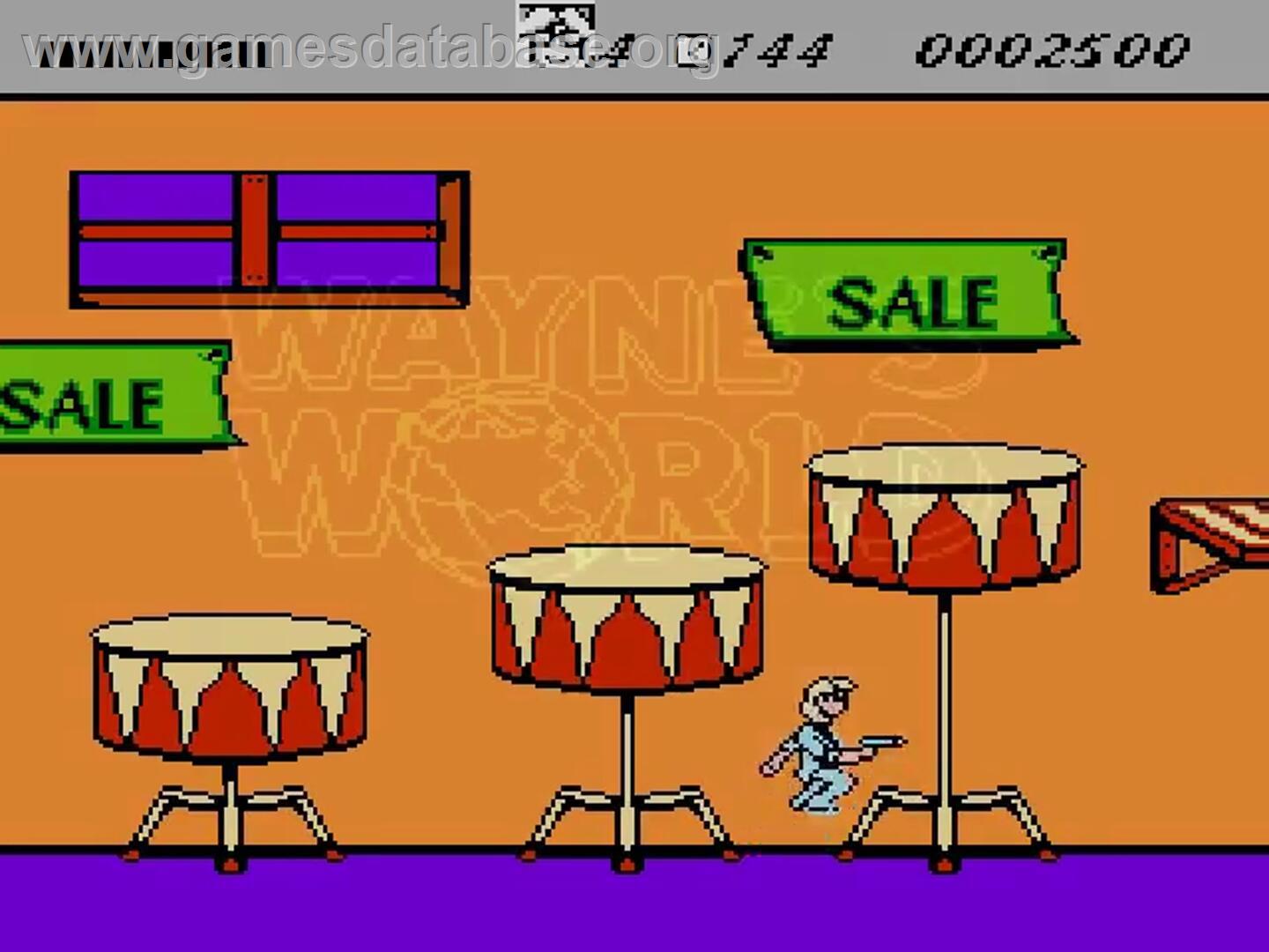 Wayne's World - Nintendo NES - Artwork - Title Screen