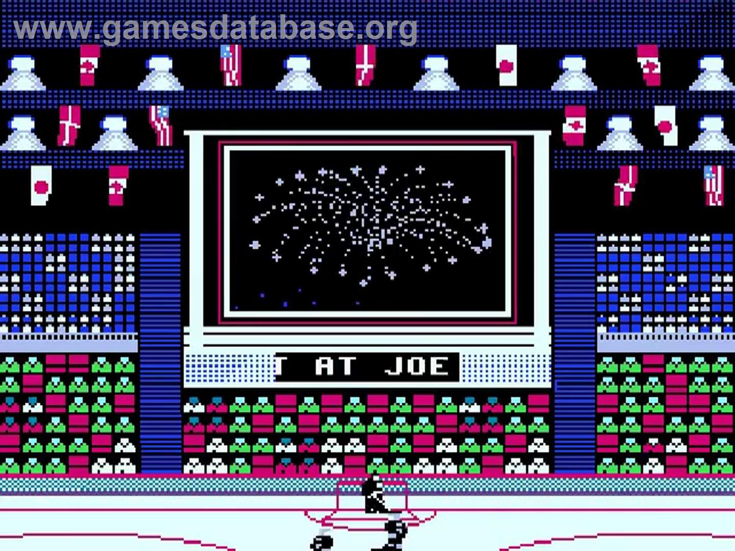 Wayne Gretzky Hockey - Nintendo NES - Artwork - Title Screen