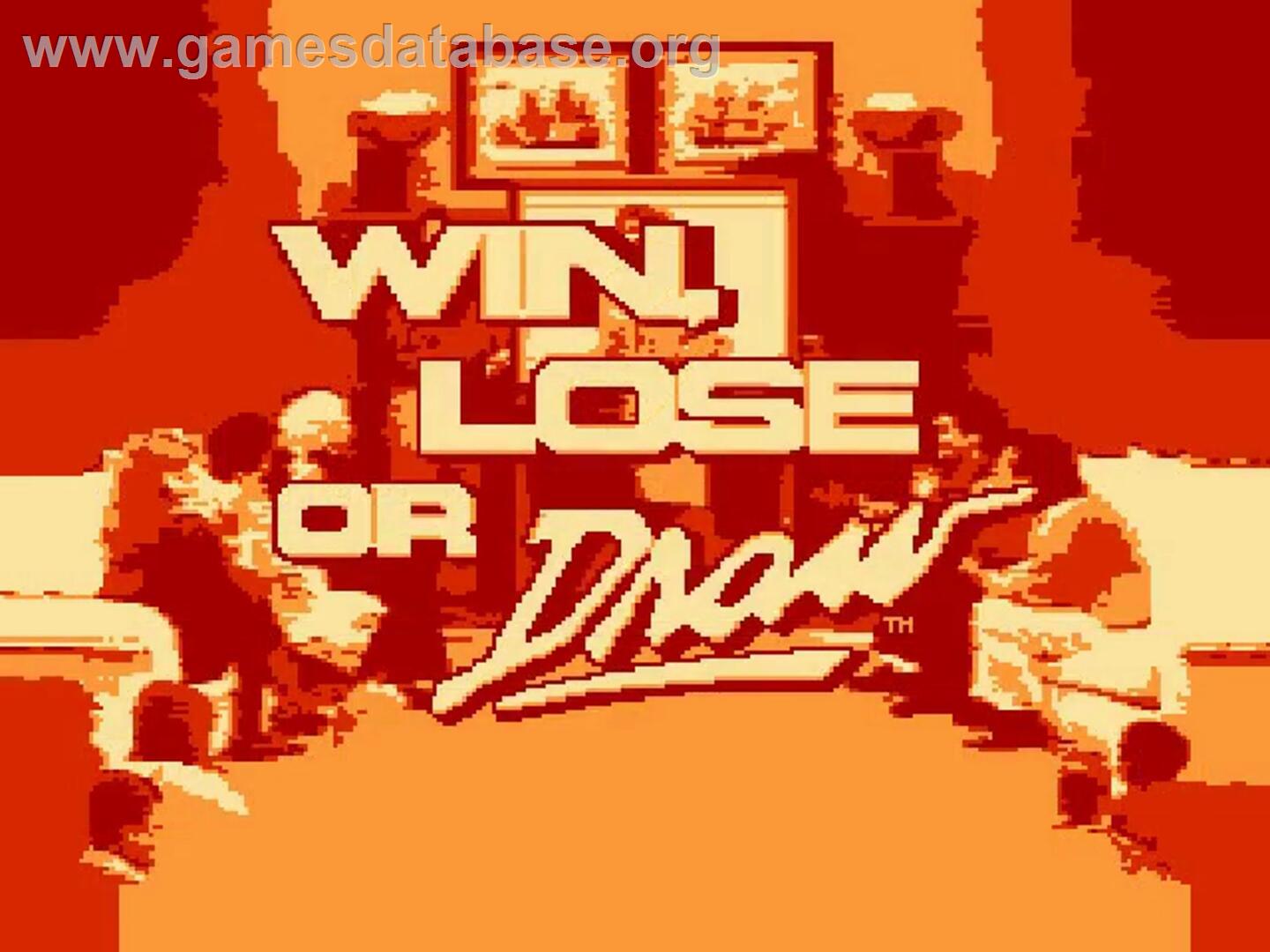 Win, Lose Or Draw - Nintendo NES - Artwork - Title Screen