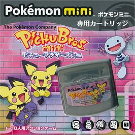 Box cover for Pichu Bros. Mini on the Nintendo Pokemon Mini.