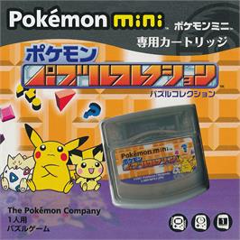 Box cover for Pokemon Puzzle Collection on the Nintendo Pokemon Mini.
