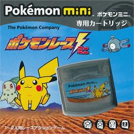 Box cover for Pokemon Race Mini on the Nintendo Pokemon Mini.