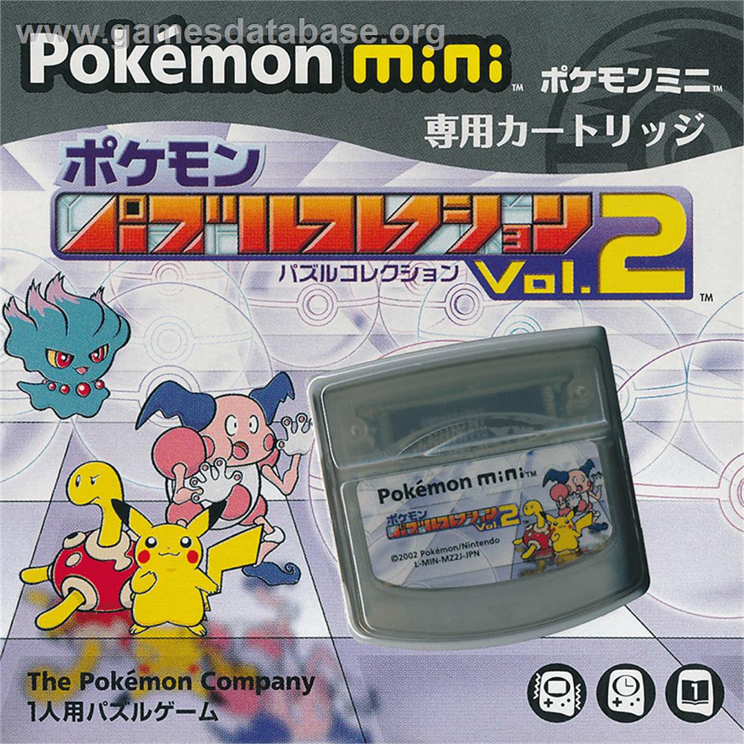 Pokemon Puzzle Collection Vol. 2 - Nintendo Pokemon Mini - Artwork - Box