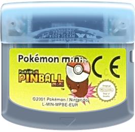 Cartridge artwork for Pokemon Pinball Mini on the Nintendo Pokemon Mini.