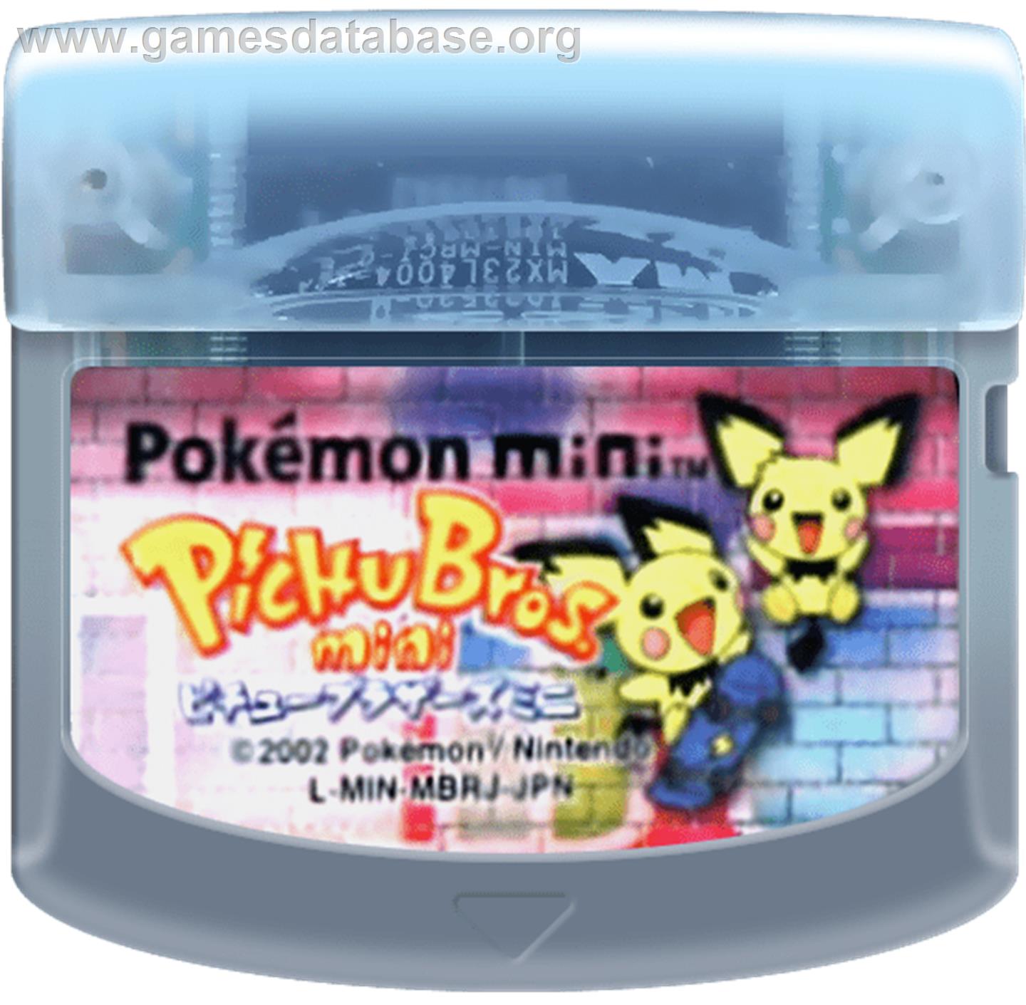 Pichu Bros. Mini - Nintendo Pokemon Mini - Artwork - Cartridge