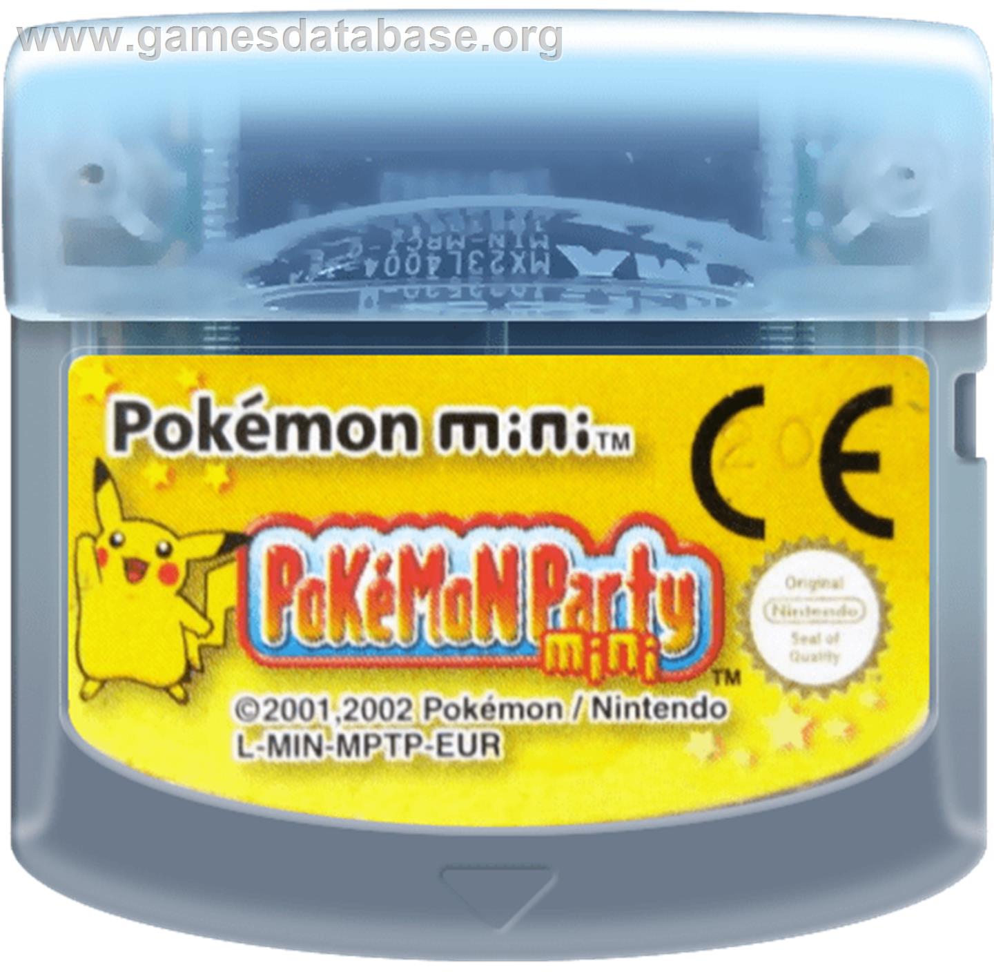 Pokemon Party Mini - Nintendo Pokemon Mini - Artwork - Cartridge