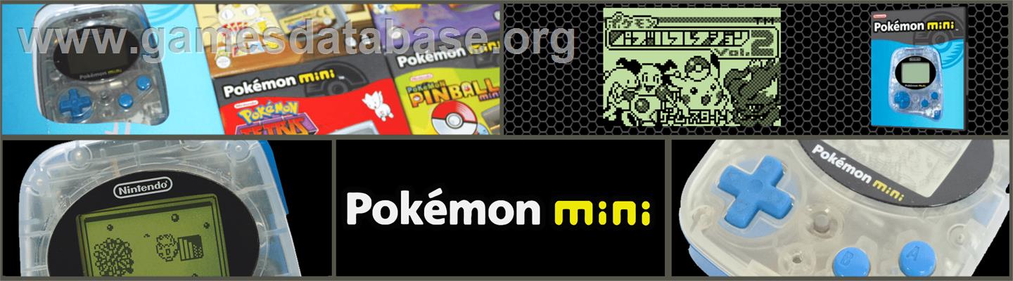 Pokemon Puzzle Collection Vol. 2 - Nintendo Pokemon Mini - Artwork - Marquee