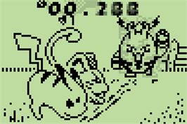 In game image of Pokemon Party Mini - Rocket Start on the Nintendo Pokemon Mini.