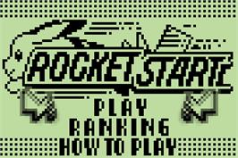 Title screen of Pokemon Party Mini - Rocket Start on the Nintendo Pokemon Mini.