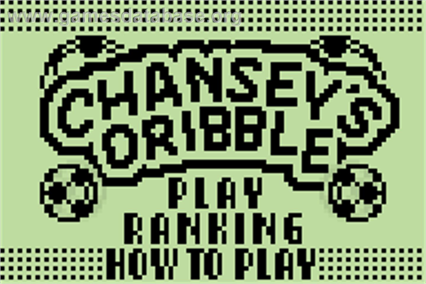 Pokemon Party Mini - Chansey's Dribble - Nintendo Pokemon Mini - Artwork - Title Screen