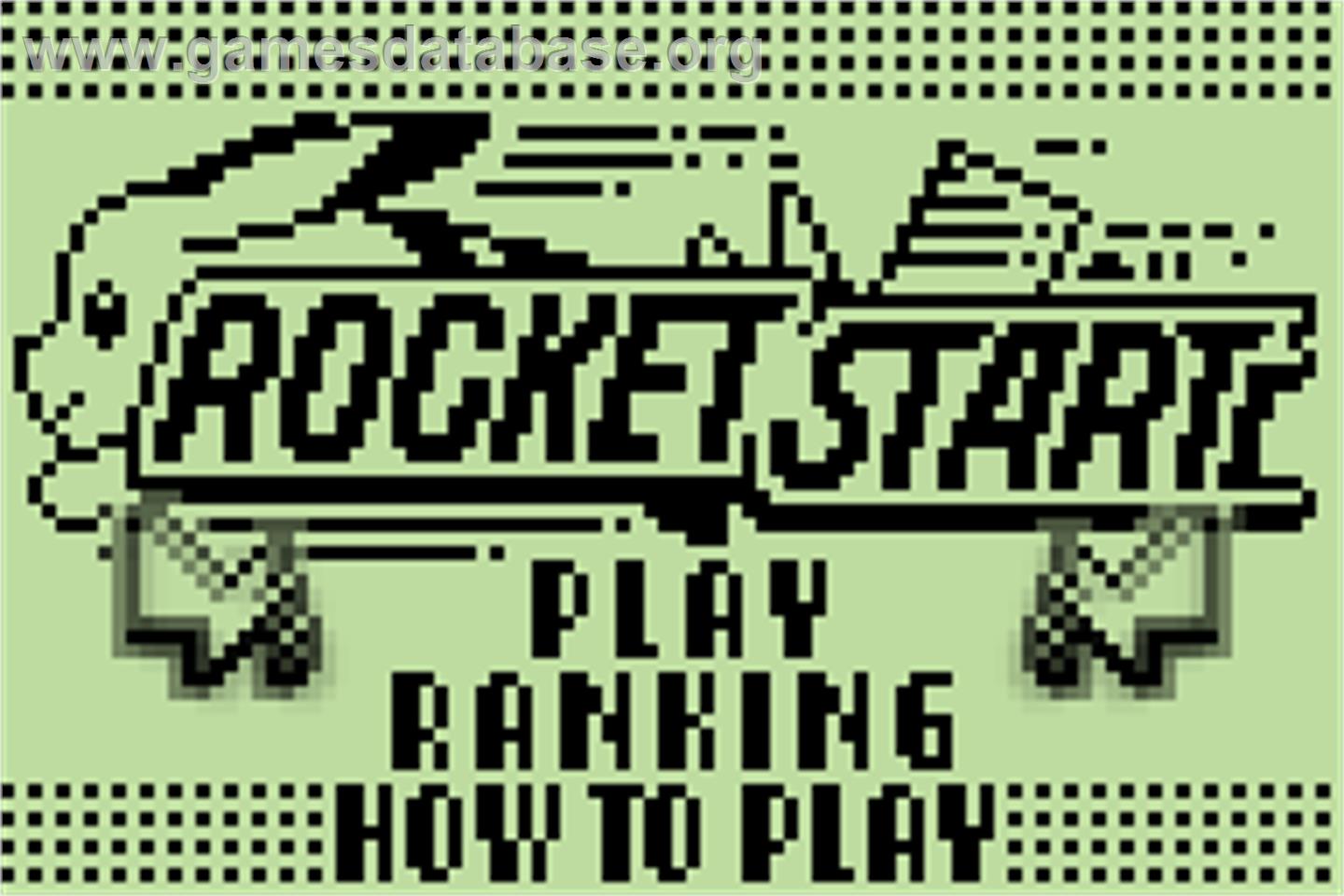 Pokemon Party Mini - Rocket Start - Nintendo Pokemon Mini - Artwork - Title Screen