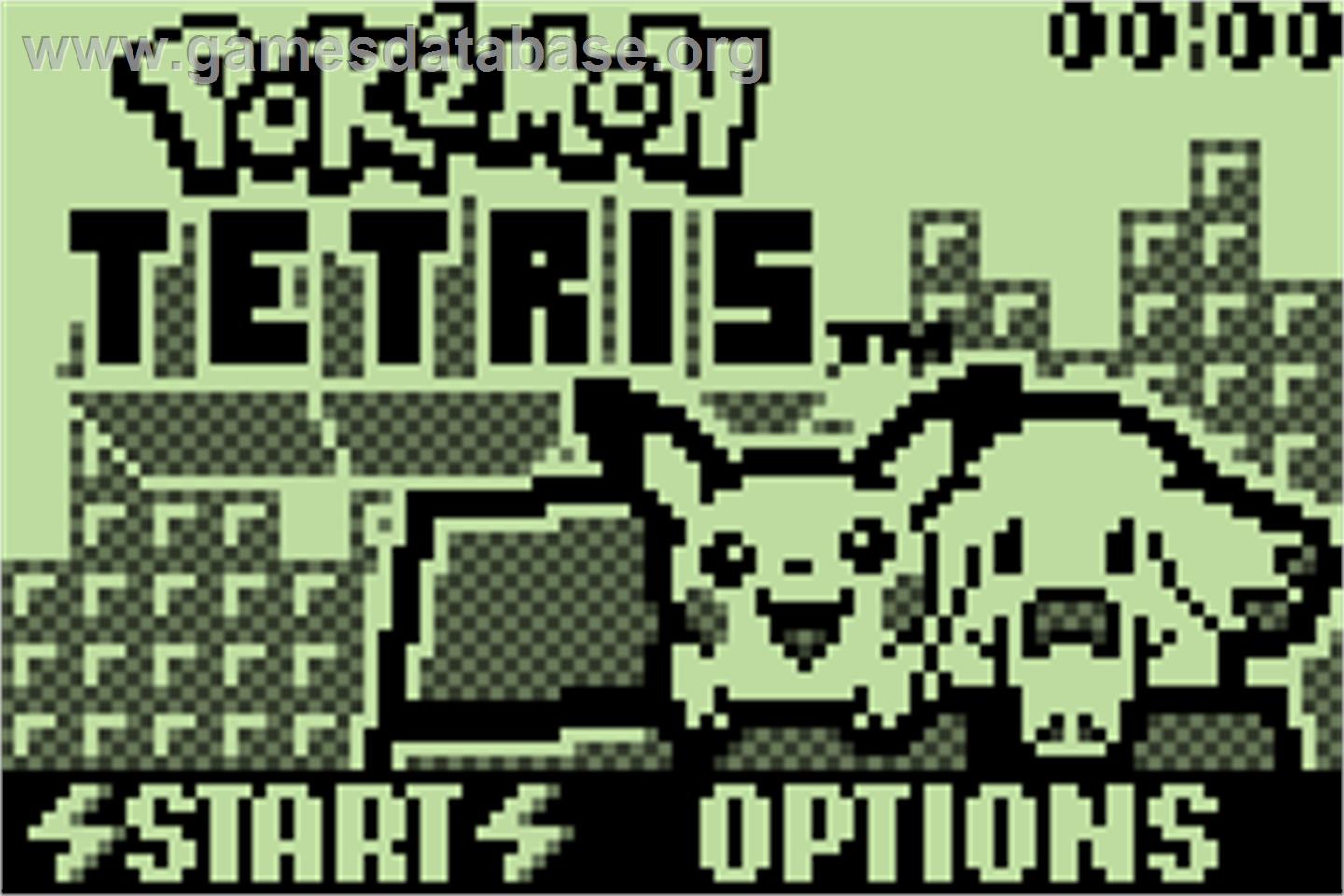 Pokemon Tetris - Nintendo Pokemon Mini - Artwork - Title Screen