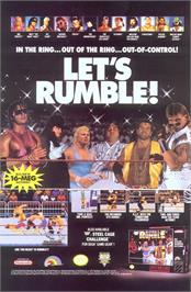 Advert for Wwf Royal Rumble on the Sega Genesis.