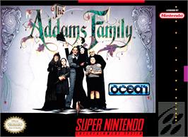 Box cover for Addams Family, The on the Nintendo SNES.