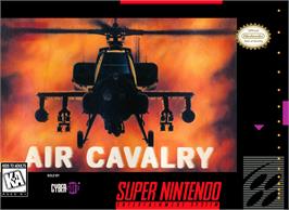 Box cover for Air Cavalry on the Nintendo SNES.
