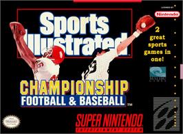 Box cover for All-american Championship Football on the Nintendo SNES.