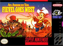 Box cover for American Tail - Fievel Goes West, An on the Nintendo SNES.