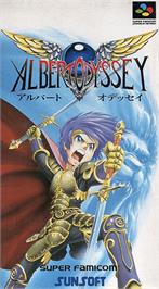 Box cover for Arcus Odyssey on the Nintendo SNES.